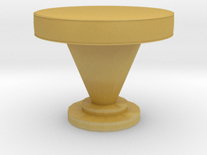 Modern Miniature 1:24  Coffee Table in Tan Fine Detail Plastic