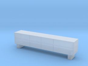 Modern Miniature 1:24 Sideboard in Clear Ultra Fine Detail Plastic