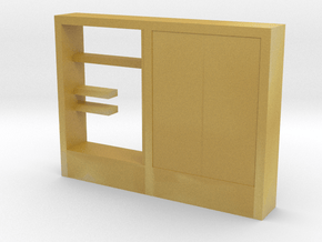 Modern Miniature 1:24 Hallway Furniture in Tan Fine Detail Plastic