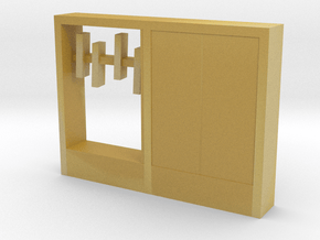 Modern Miniature 1:48 Hallway Furniture in Tan Fine Detail Plastic