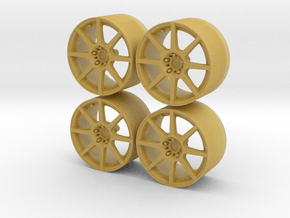 1/24 - 18'' Blitz BRW P08 - model wheel (male) in Tan Fine Detail Plastic