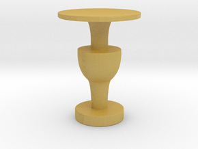 Modern Miniature 1:12 Coffee Table in Tan Fine Detail Plastic