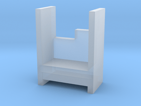 Modern Miniature 1:24 Armchair in Clear Ultra Fine Detail Plastic