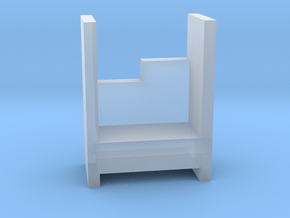 Modern Miniature 1:48 Armchair in Clear Ultra Fine Detail Plastic