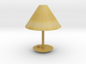 Modern Lamp 1:12 in Tan Fine Detail Plastic