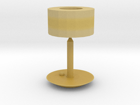 Modern Lamp 1:12 in Tan Fine Detail Plastic