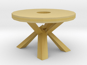 Modern Miniature 1:48 Table in Tan Fine Detail Plastic