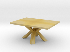 Modern Miniature 1:24 Table in Tan Fine Detail Plastic