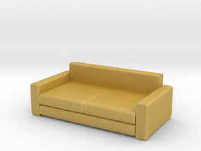 Modern Miniature 1:24 Sofa in Tan Fine Detail Plastic