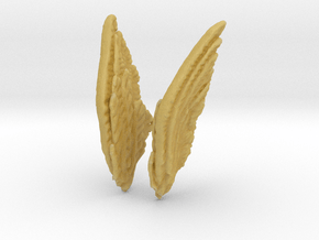 Printle Thing Angel Wings - II - 1/87 in Tan Fine Detail Plastic