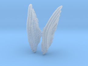 Printle Thing Angel Wings - II - 1/87 in Clear Ultra Fine Detail Plastic