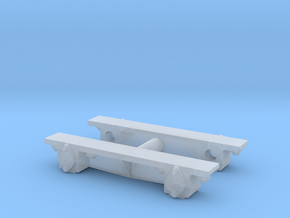 1:32 Scale SHLR Axle Boxes  in Clear Ultra Fine Detail Plastic