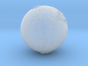earth relieve in Clear Ultra Fine Detail Plastic