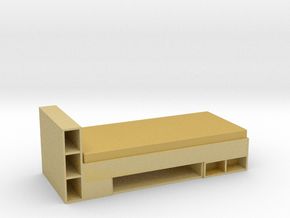 Modern Miniature 1:48 Bed in Tan Fine Detail Plastic