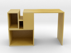 Modern Miniature Sideboard 1:12 in Tan Fine Detail Plastic