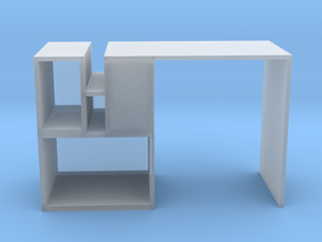 Modern Miniature Sideboard 1:12 in Clear Ultra Fine Detail Plastic