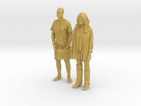 Printle S Couple 361 - 1/87 - wob in Tan Fine Detail Plastic