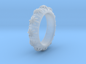 Decorative Ring  in Clear Ultra Fine Detail Plastic