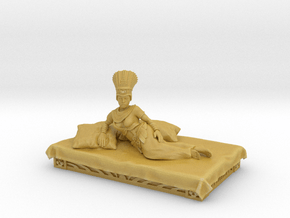 28mm Cleopatra on bed in Tan Fine Detail Plastic