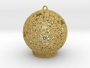 Creator Ornament in Tan Fine Detail Plastic