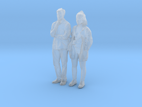Printle C Couple 382 - 1/87 - wob in Clear Ultra Fine Detail Plastic