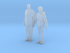 Printle C Couple 370 - 1/87 - wob in Clear Ultra Fine Detail Plastic