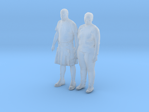Printle C Couple 389 - 1/87 - wob in Clear Ultra Fine Detail Plastic