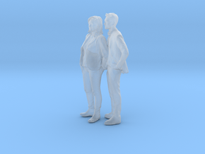 Printle C Couple 390 - 1/87 - wob in Clear Ultra Fine Detail Plastic