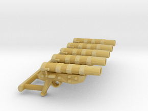 Mortar Pistol Set in Tan Fine Detail Plastic