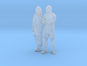 Printle C Couple 410 - 1/87 - wob in Clear Ultra Fine Detail Plastic