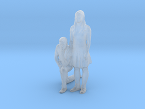 Printle C Couple 420 - 1/87 - wob in Clear Ultra Fine Detail Plastic