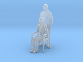 Printle C Couple 425 - 1/87 - wob in Clear Ultra Fine Detail Plastic