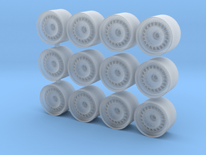 Fifteen52 Evo SC rims for Hot Wheels (9mm) in Clear Ultra Fine Detail Plastic