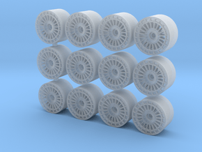 Fifteen52 Integrale rims for Hot Wheels (9mm) in Clear Ultra Fine Detail Plastic