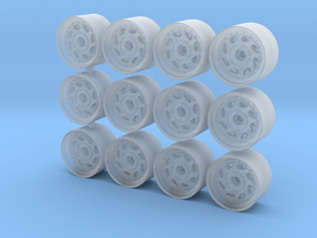 Fifteen52 Teardrop rims for Hot Wheels (9mm) in Clear Ultra Fine Detail Plastic