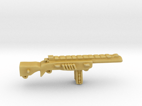Assault Automatic Rifle in Tan Fine Detail Plastic