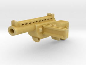 Submashine Gun SMG in Tan Fine Detail Plastic