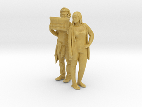Printle C Couple 2020 - 1/87 - wob in Tan Fine Detail Plastic