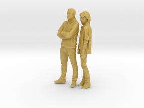 Printle C Couple 2015 - 1/87 - wob in Tan Fine Detail Plastic