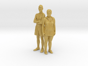 Printle S Couple 063 - 1/48 - wob in Tan Fine Detail Plastic