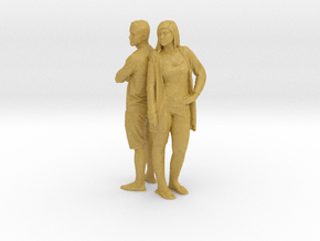 Printle S Couple 069 - 1/48 - wob in Tan Fine Detail Plastic