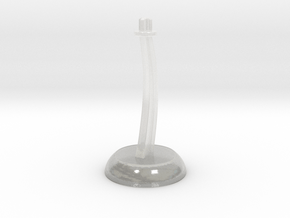 Robot Stand in Clear Ultra Fine Detail Plastic