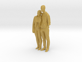 Printle S Couple 075 - 1/48 - wob in Tan Fine Detail Plastic
