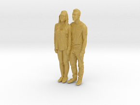 Printle S Couple 080 - 1/48 - wob in Tan Fine Detail Plastic