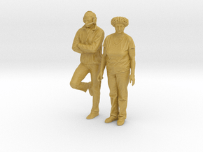 Printle C Couple 2008 - 1/87 - wob in Tan Fine Detail Plastic