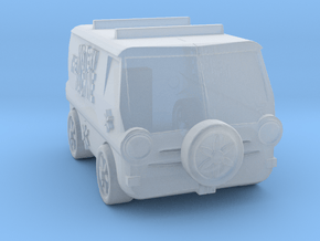 Printle Thing Mystery Machine - 1/87  in Clear Ultra Fine Detail Plastic