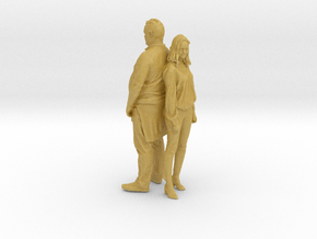 Printle S Couple 116 - 1/48 - wob in Tan Fine Detail Plastic