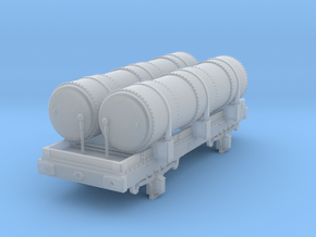 OO scale Metropolitan Railway Gas Tank in Clear Ultra Fine Detail Plastic