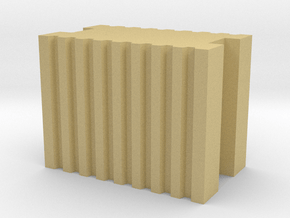 Brick 5.9x3.5x4.5mm in Tan Fine Detail Plastic