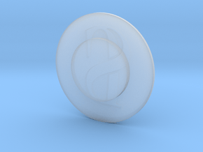 Capstan button cover  in Clear Ultra Fine Detail Plastic